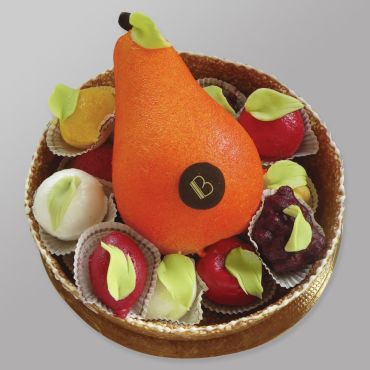 Poire William et ses fruits moulés