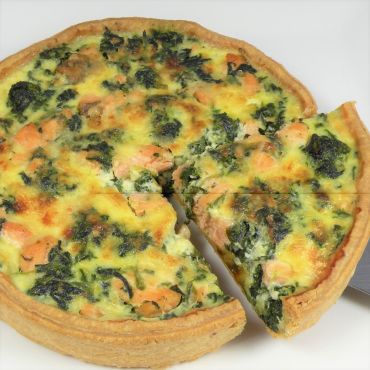 Tourte Saumon Épinards